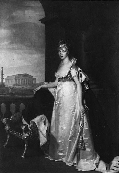 Portret van Elizabeth Alexeievna (1779-1826) door Jean Laurent Mosnier